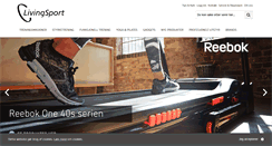 Desktop Screenshot of livingsport.eu