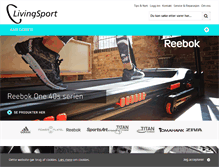 Tablet Screenshot of livingsport.eu